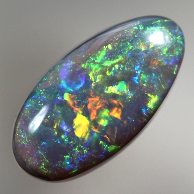SOLID SEMI BLACK OPAL Sparkling bright colour